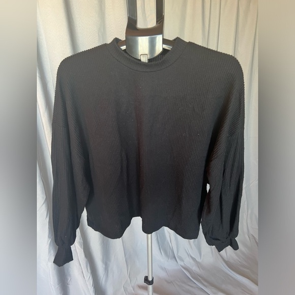 Black Top light weight soft chenille feel - Picture 1 of 5